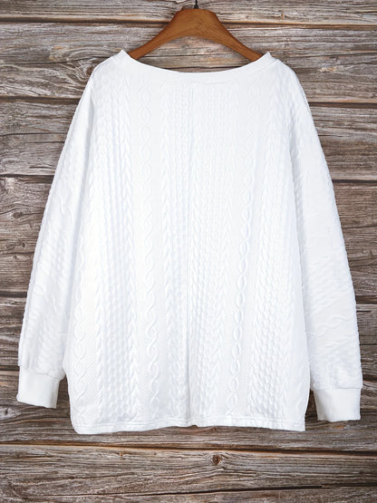 Plus Size Chunky Knit Sweater