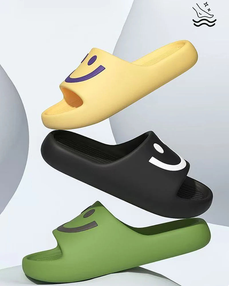 Summer Thick Sole EVA Candy Color Slippers