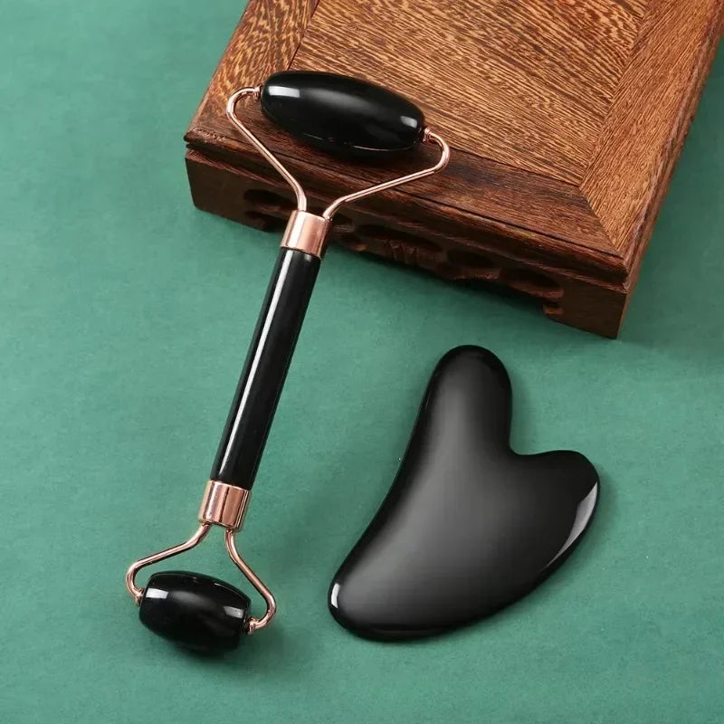 Massage Board for Face Rose Pink Set