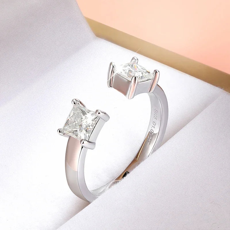 DANA 1CTTW 4.5mm Cut Moissanite Rings