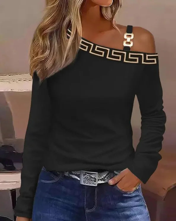 Sexy Loose One Shoulder Blouse