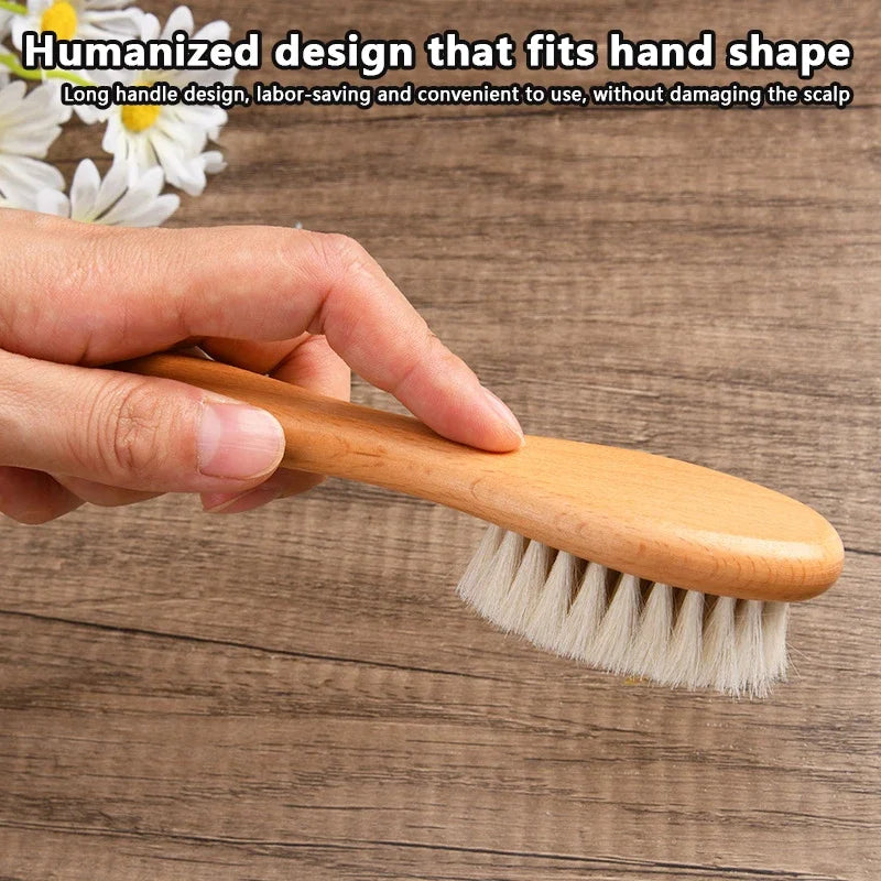 Wooden Handle Brush Baby Hair Brush