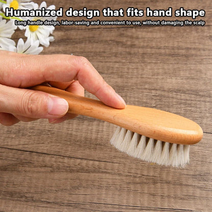 Wooden Handle Brush Baby Hair Brush