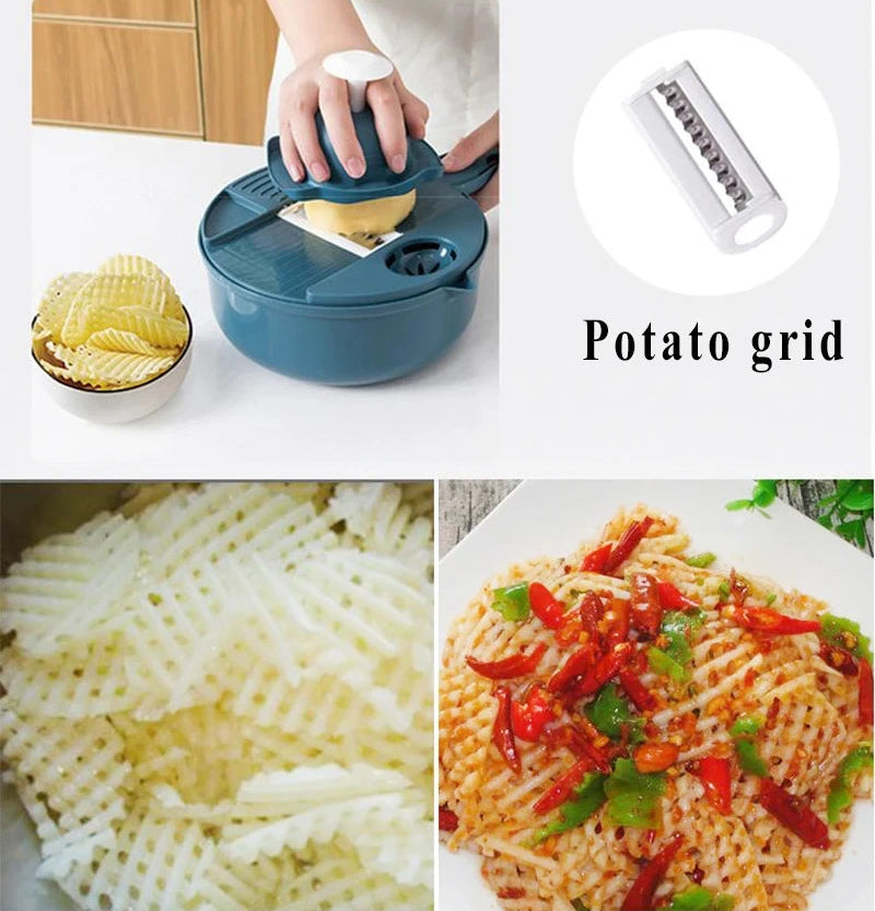 9 in 1 Vegetable Cutter Multi-Functional Tools