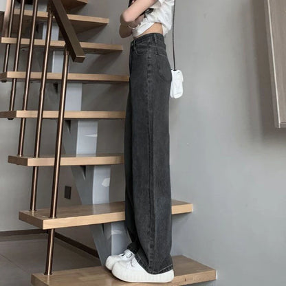 Wide Leg Jeans Trousers
