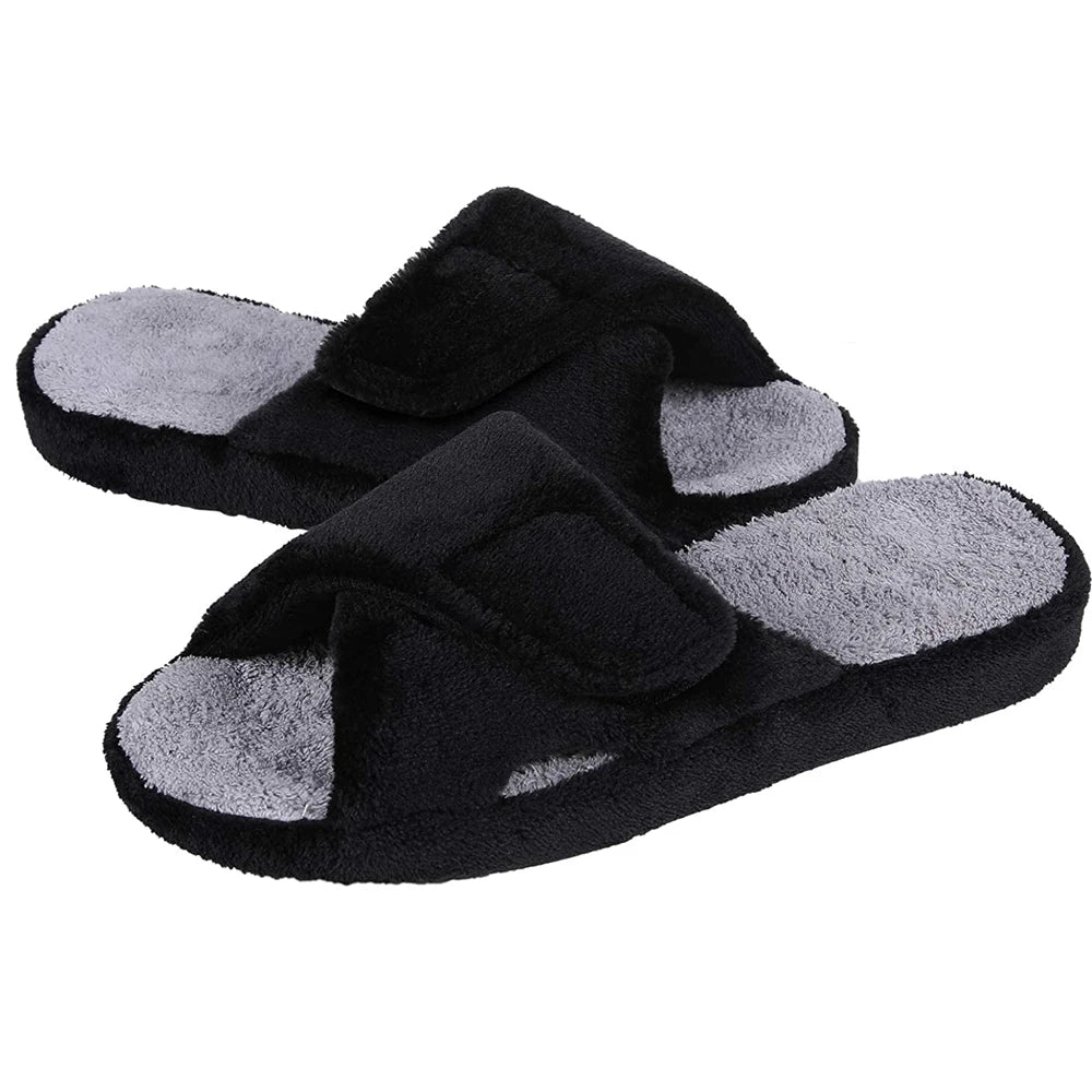 Comwarm Waffle Indoor Cotton Slippers