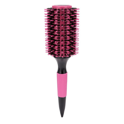 Wooden Round Hair Comb Brush With Boar Bristle Mix Hair Brush