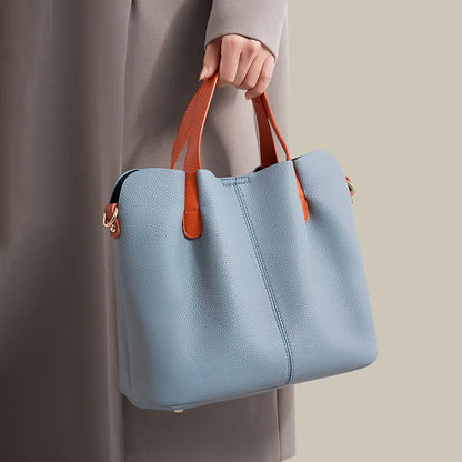 Leather Luxury Shoulder Bag Soft Handbags Large Capacity Crossbody Bags