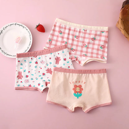 3Pcs/lot Kids 7 Collections Cotton Underwear