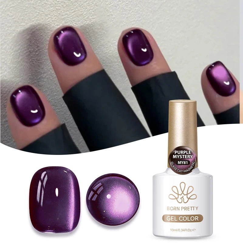 10ml Brown Purple Black Red Cat Magnetic Gel Polish Manicure Soak Off