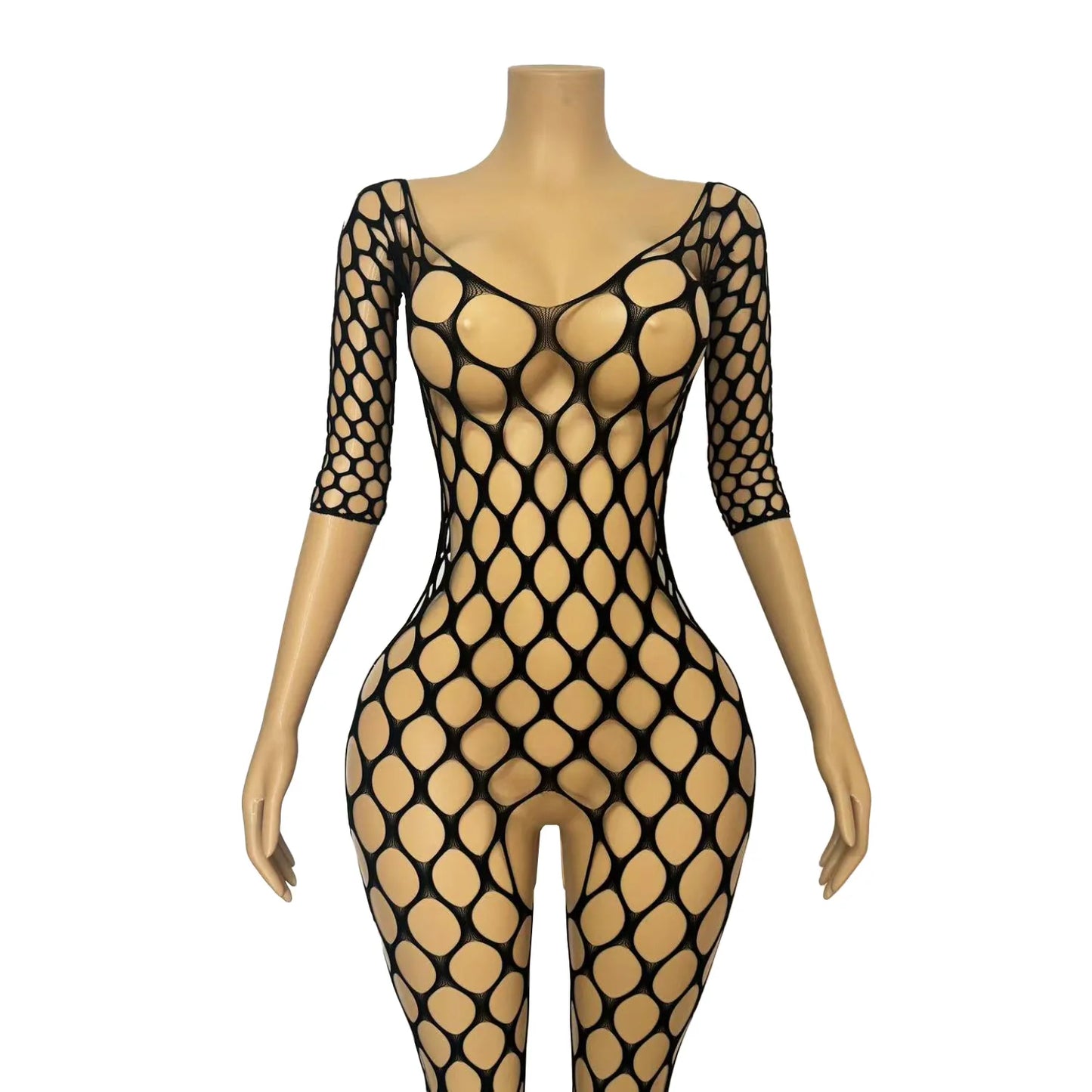 Exotic Crotchless Sexy Lingerie Fishnet
