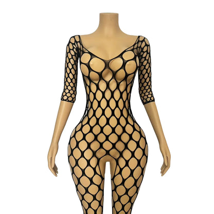 Exotic Crotchless Sexy Lingerie Fishnet