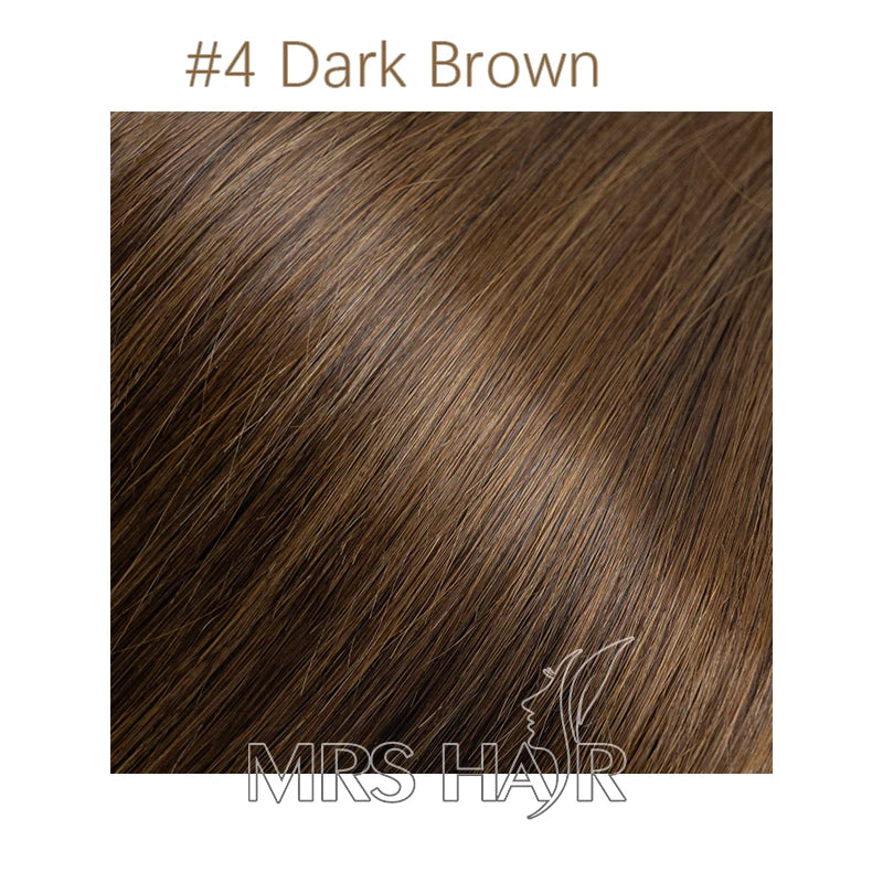 Flat Pu Tape Real Human Hair Wigs