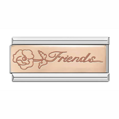 DANA Angle Wing Love Stainless Steel Bracelet