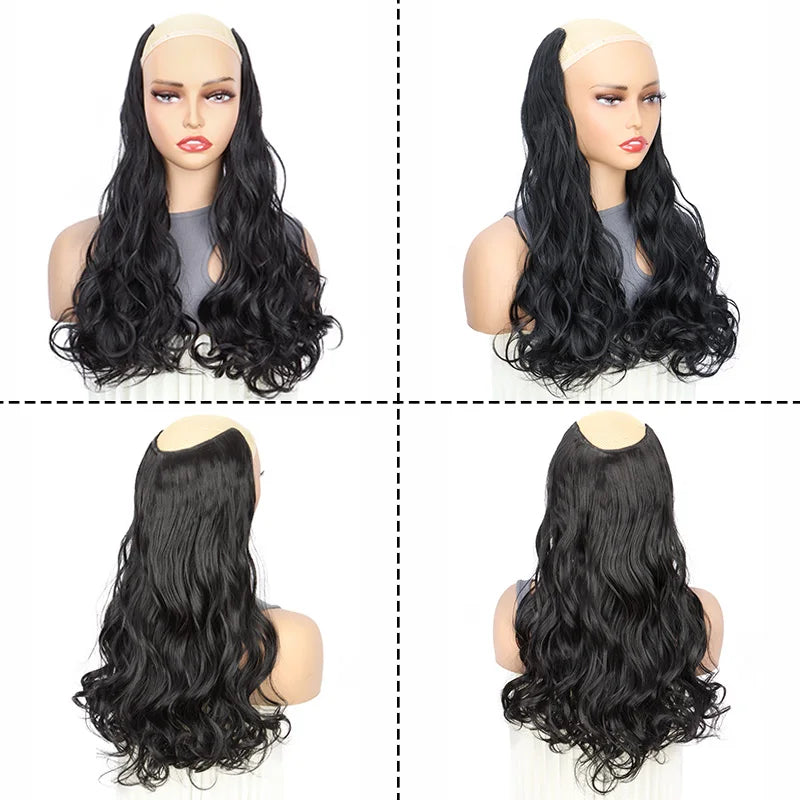 24Inch Synthetic Long Culry Hair Extension