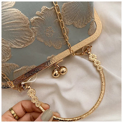 Chinese Style Shoulder Elegant Handbag Retro Small Square Bag
