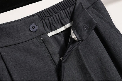 Korean High Waist Suit Casual Trousers