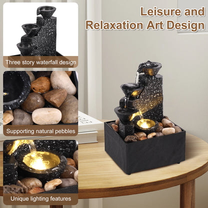 Tabletop Waterfall Home Decoration