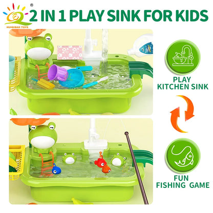 Baby Kitchen Toy Plastic Dish Wash Sink Electric Dishwasher Toys