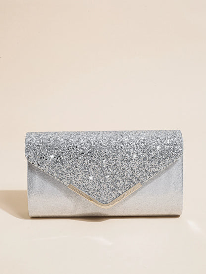 Prom Sequin Clutch Purse chain Shoulder Cross Body Bag