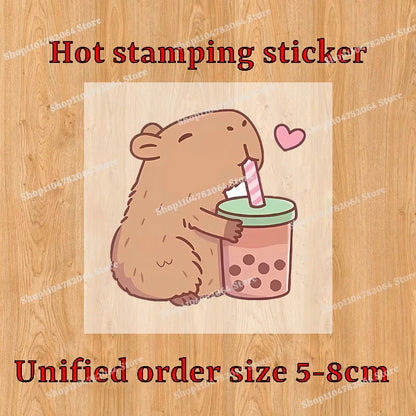 Kawaii Capybara Child Mouthwash Cups Creative Cartoon
