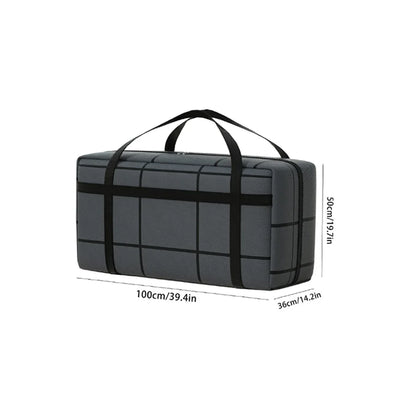 Thickened Waterproof Moving Super Large Capacity Striped Storage Bag