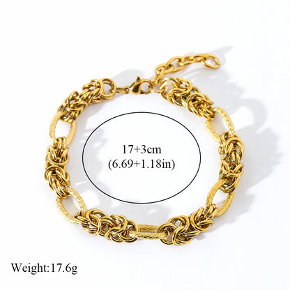DANA Twisted 18K Gold Plated Bracelet