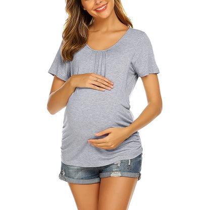 Pregnant Maternity Tops Breastfeeding T-shirt