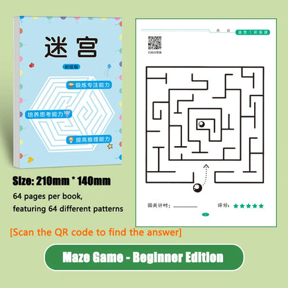 Maze Game Book Development Educational Early Learning