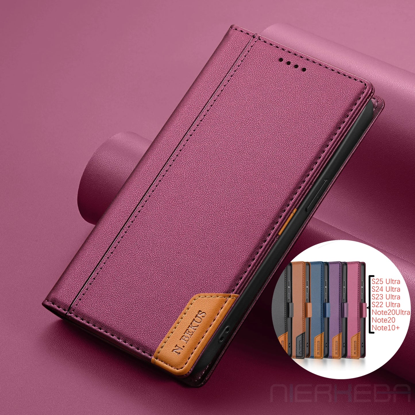 Magnetic Flip Leather Case Wallet Cover