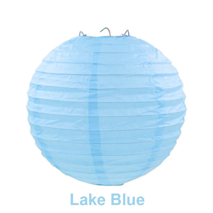 10/15/20/25/30cm Round Chinese Paper Lanterns Birthday Wedding Decor Gift