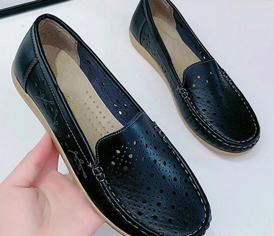 Round Toe Nurse Shoes Soft Sole Non-slip Shoes
