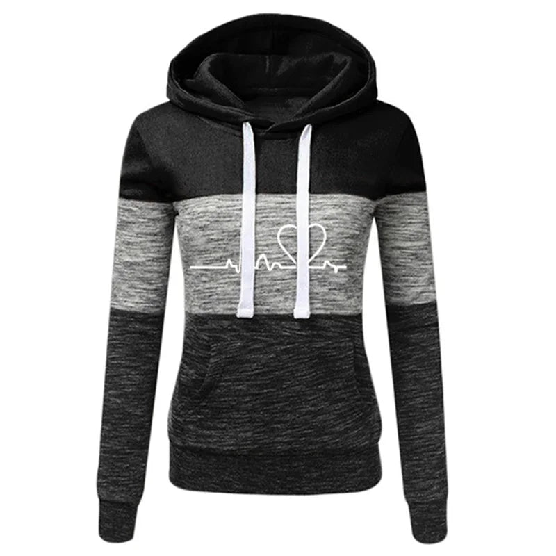 Tracksuit Printing Hooded Jogging Pullovers