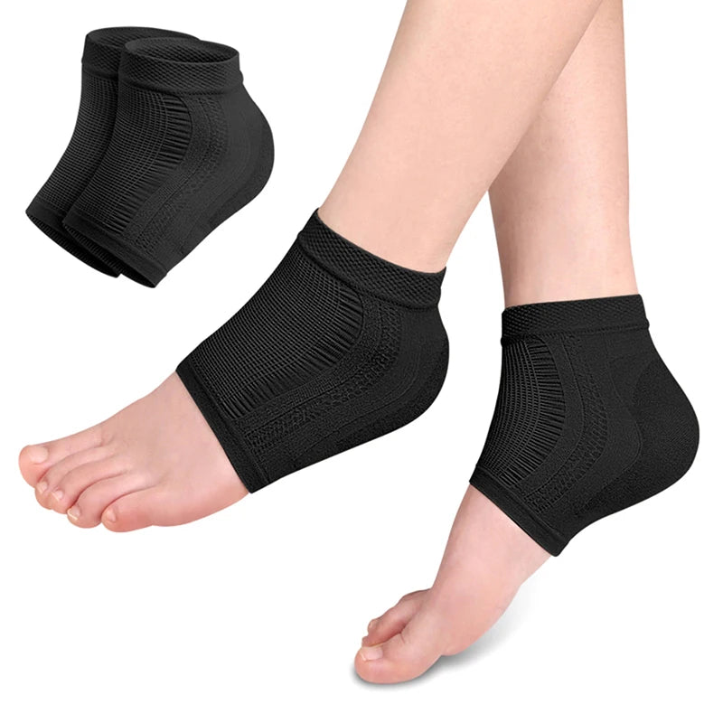 2PCS Gel Silicone Heel Protector Sleeve Heel Pads