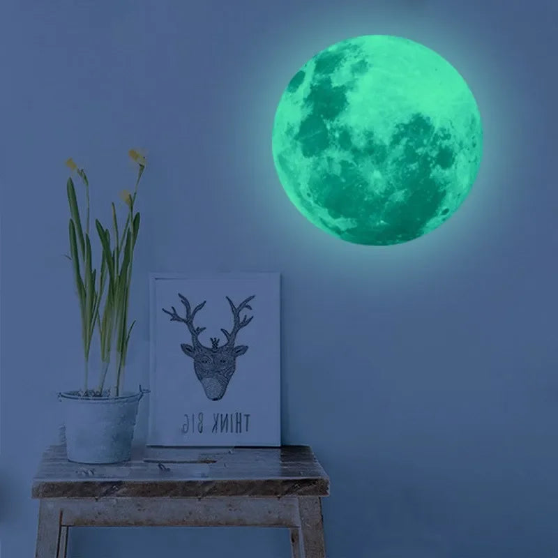 Cartoon Bunny Balloon Luminous Wall Stickers