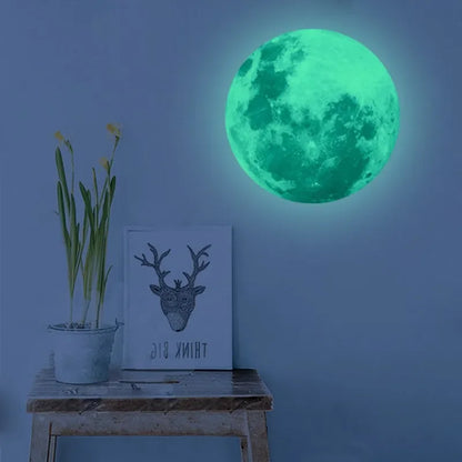 Cartoon Bunny Balloon Luminous Wall Stickers