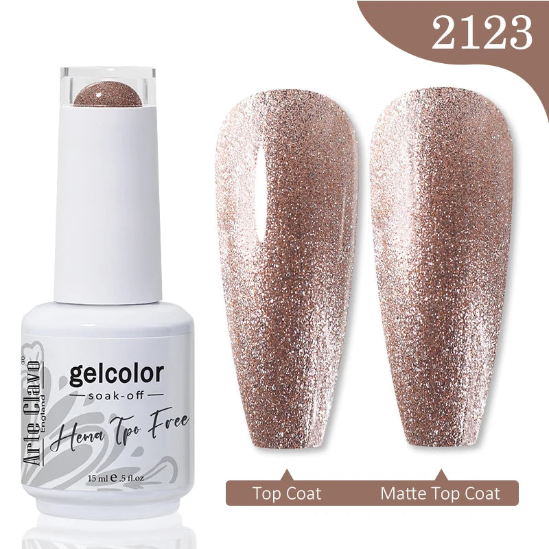 Red Brown Color Gel Nail Polish