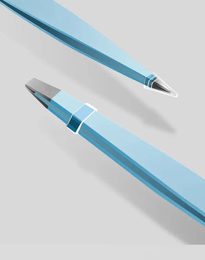 Eyebrow Colorful Stainless Steel Slanted Eye Brow Clips Removal