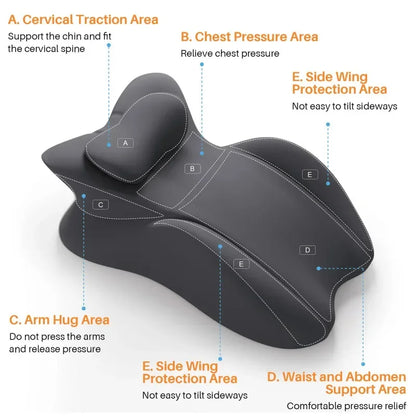 Multi-Positional Wedge Pillow Memory Foam Pain Relief