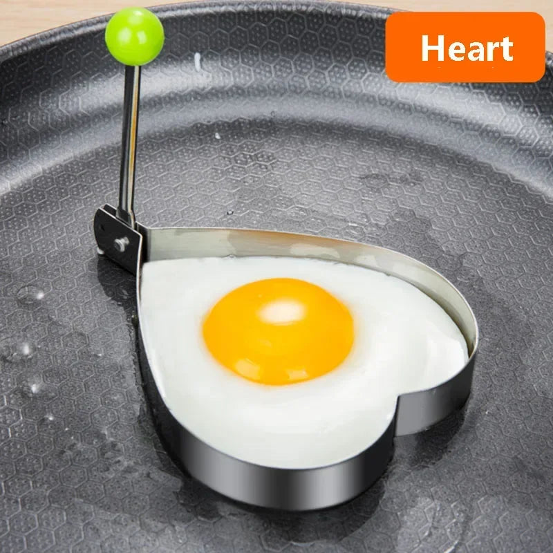 Stainless Steel Fried Egg Mold Heart Pancake Maker