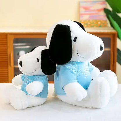 35cm Kawaii Snoopy Plush Toy White Dog Soft Pillow Stuffed Doll