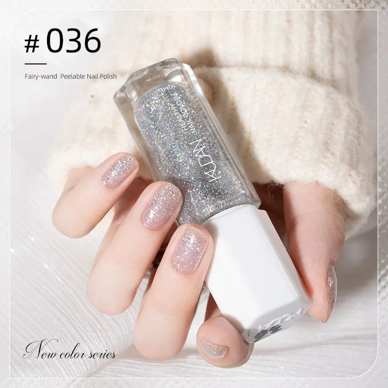 Colorful Water-Base Nail Polish 40 Colors Air Dry Peel Off Nail Art