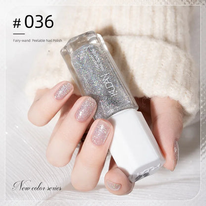 Colorful Water-Base Nail Polish 40 Colors Air Dry Peel Off Nail Art