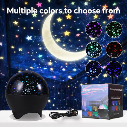 Colorful Starry Sky Series 17 Colors Star Moon