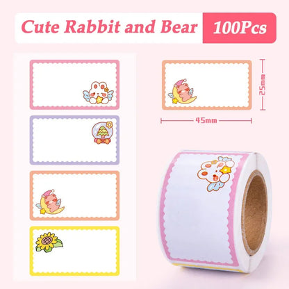 Cartoon sticker marking waterproof and tear resistant sticker