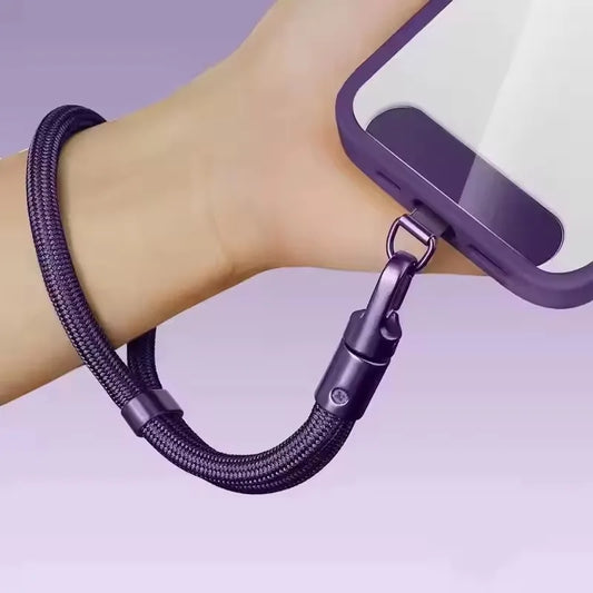 Universal Adjustable Mobile Phone Self-Locking Anti-Loss Lanyard Short Wrist Strap Durable Cell Phone Strap
