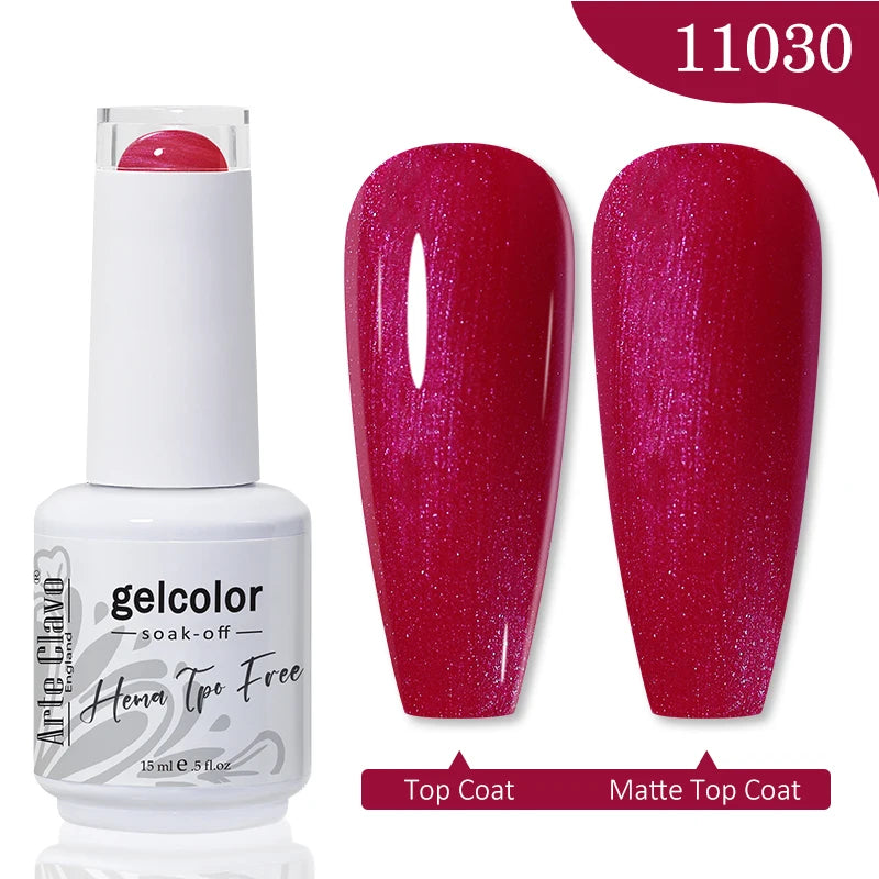 Red Brown Color Gel Nail Polish