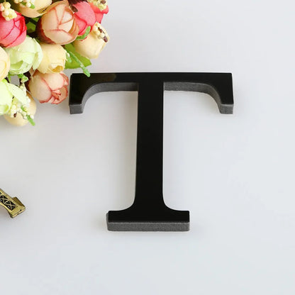 26 Letters DIY 3D Mirror Acrylic Wall Sticker