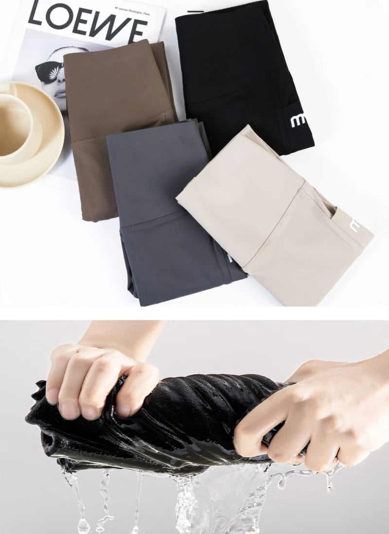 Pantalones deportivos de cintura alta para correr o de uso diario