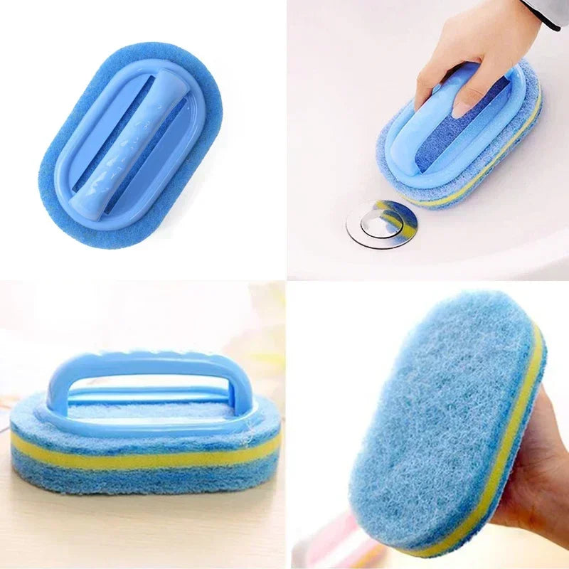 Kitchen Bathroom Toilet Cleaning magic sponge Glass Wall Brush